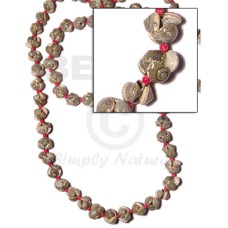 Bonium fuschia pink beads
