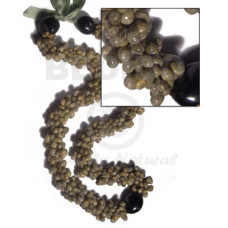 Green mongo shell rings