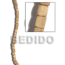 7mmx7mm natural white wood dice