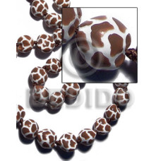 Kukui seeds in animal print