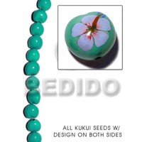 Kukui seed mint green