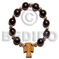 Black buri seeds wood beads rosary Black buri seeds wood beads rosary