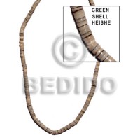 2-3mm green shell heishe