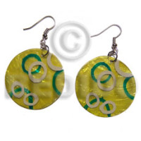 Dangling 30mmx1335mm yellow capiz