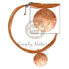 6 layer sunset orange wax