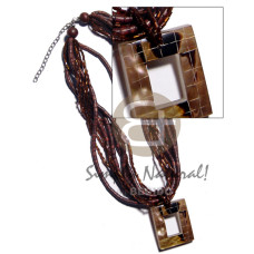 40mmx35mm rectangular blocking brownlip tiger