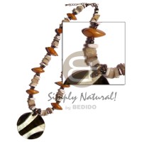 Sq. cut hammershell white rose wood
