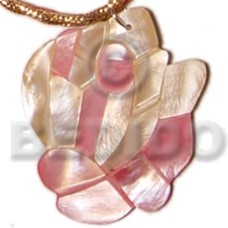 Inlaid rose hammershell 40mm