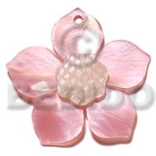45mm pink hammershell flower 45mm pink hammershell flower