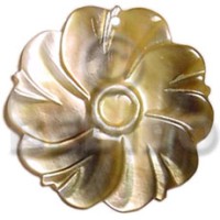 40mm flower blacklip