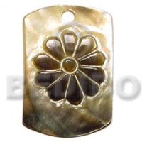 40mm dog tag blacklip