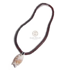 Graduated coco heishe in dark Graduated coco heishe in dark