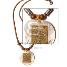 45mm round hammershell skin wood