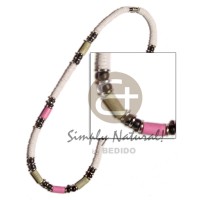 White clam heishe wood