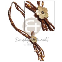 3 rows 2-3mm tassled natural