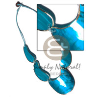 2 rows wax cord choker