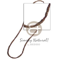 2-3mm coco heishe brown 2-3mm coco heishe brown