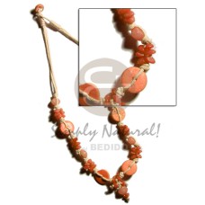 Orange buri seed nuggets