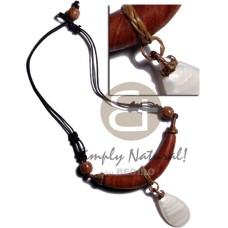 75mmx15mm bayong wood pendant