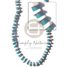 4-5 mm coco heishe aqua