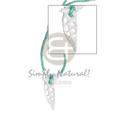 Pastel green 2-3 coco heishe