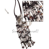 Coco brownlip heishe tassles