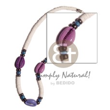 White clam colored sigay shell