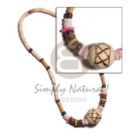 4-5mm coco heishe bleach