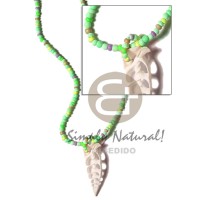 Lime green tones 2-3mm coco