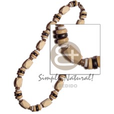 Diamond cube wood beads