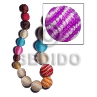 10mm natural white round wood