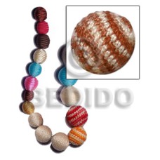 10mm natural white round wood