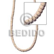 4-5mm natural white wood pokalet