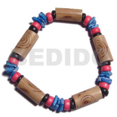 Bamboo tubes burning