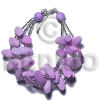 3 rows lavender slidecut wood