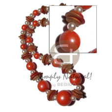 Graduated wood beads 25mm 20mm 15mm 10mm in Graduated wood beads 25mm 20mm 15mm 10mm in