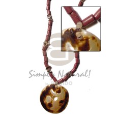 Dyed wood tube hammershell natural