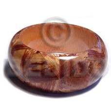 Laminated banana bark wooden bangle Laminated banana bark wooden bangle